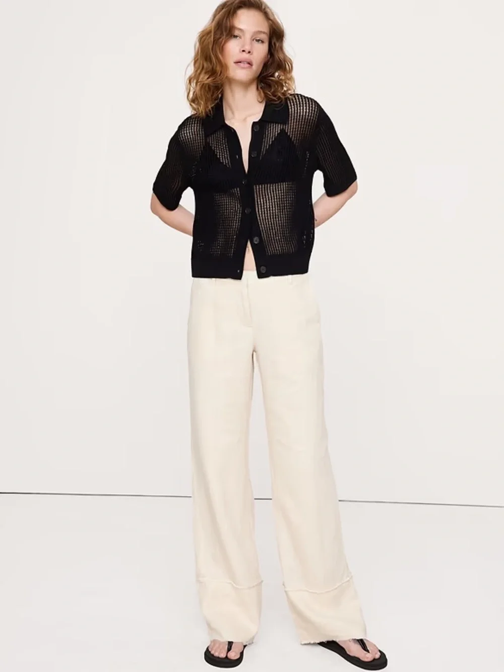 NWT BANANA REPUBLIC LINEN PANTS